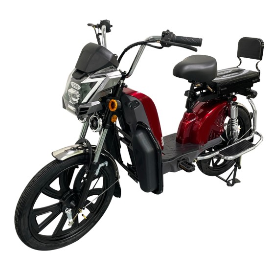 Manufacturers direct sales of cargo electric bicycle Bailing king with front pocket split folding rack electric vehicles